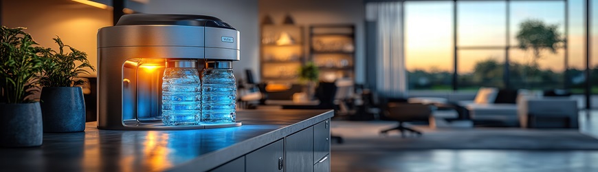 Fuentes de agua en oficinas